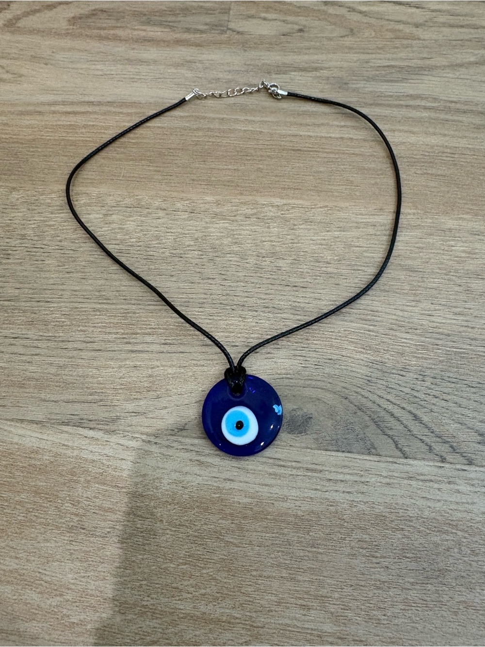 Evil Eye Glass Pendant Necklace